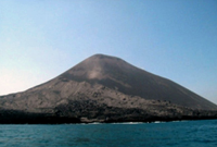 Gunung Anak Krakatau. (Dok. setkab.go.id)