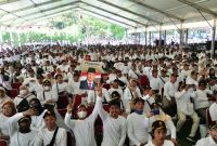 Acara Konsolidasi Akbar Pengurus Gerindra Tangerang Raya di Lapangan Ahmad Yani, Tangerang, Minggu, 7 Juli 2023. (Dok. Tim Media Prabowo Subianto)

