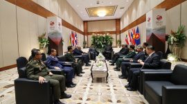 Menteri Pertahanan RI Prabowo Subianto secara resmi membuka penyelenggaraan the 17th ASEAN Defence Ministers’ Meeting (ADMM) yang digelar di Jakarta Convention Center (JCC). (Dok. Tim Media Prabowo Subianto)


