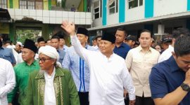 Calon Presiden Koalisi Indonesia Maju Prabowo Subianto perdana melakukan kampanye di Tasikmalaya. (Dok. Tim Media Prabowo-Gibran)