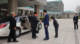 Menteri Pertahanan (Menhan) RI Prabowo Subianto bertemu dengan Menhan Jepang Kihara Minoru di Tokyo. (Dok. Tim Media Prabowo)