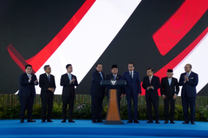 Presiden Prabowo Subianto resmi meluncurkan Badan Pengelola Investasi (BPI) Daya Anagata Nusantara (Danantara). (Dok. Tim Media Prabowo)