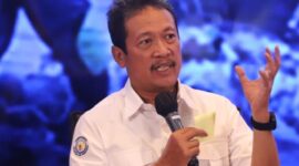 Menteri Kelautan dan Perikanan Sakti Wahyu Trenggono pastikan pulau kecil tidak bisa dijual, edukasi publik dan pemantauan daring terus diperkuat. (Dok. Kkp.go.id)
