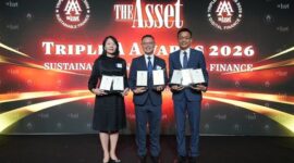 Cathay United Bank-Ho Chi Minh City Branch Tops Vietnam Loans Bookrunner League Table in 2025; Wins Dual Honors at The Asset Triple A Awards 2026. (Cathay United Bank)