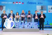 Deborah Seifert, Cluster Lead, Pfizer Malaysia, Singapura, Indonesia, dan Filipina bersama Mitra yang Berpartisipasi di seluruh MISP.