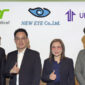 From left to right: Acer Medical Chairman and CEO Allen Lien; Neweye CEO MR. SOMYOT PONGSANGIAM; Neweye Vice President MRS. SURATTANA PONGSANGIAM; and Univision Taiwan General Manager Bryan Chiu.