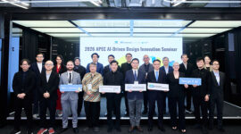 The Taiwan Design Research Institute (TDRI), with support from the Department of Industrial Technology (DoIT), Ministry of Economic Affairs, and the APEC Policy Partnership for Science, Technology and Innovation (PPSTI), hosted the “2026 APEC International Seminar on AI-Driven Design Innovation” on Sept. 16. The event brought together experts from government, industry, academia, and research institutions across eight APEC economies—Indonesia, Japan, Korea, Malaysia, Peru, Philippines, Chinese Taipei and Thailand—to explore AI-driven design innovation and digital transformation for micro, small, and medium enterprises (MSMEs), and to discuss new directions for regional cooperation in design innovation across the Asia-Pacific. Photo courtesy of TDRI.