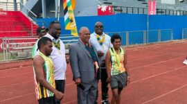 Awards Ceremony with Prime Minister of Vanuatu, Hon. Jotham Napat