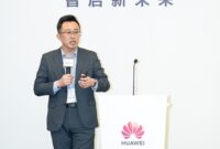 Solution launch by Han Zhenxing, President of Huawei Intelligent Collaboration Domain