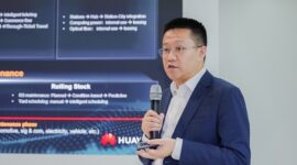 President of Huawei's Smart Rail BU, Raymond Zuo